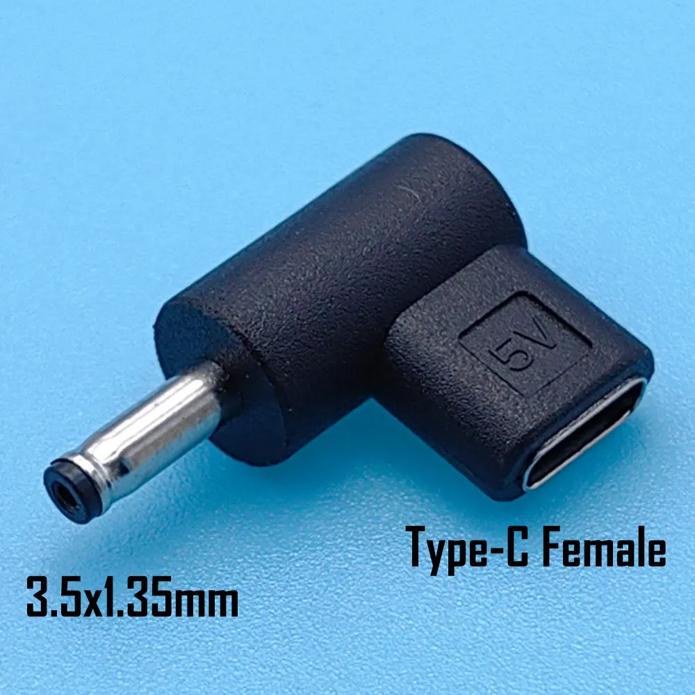 1Piece Type-C PD to DC power adapter 3.5*1.35/4.0*1.7/5.5*2.5/5.5*2.1mm Converter Adapter Plug