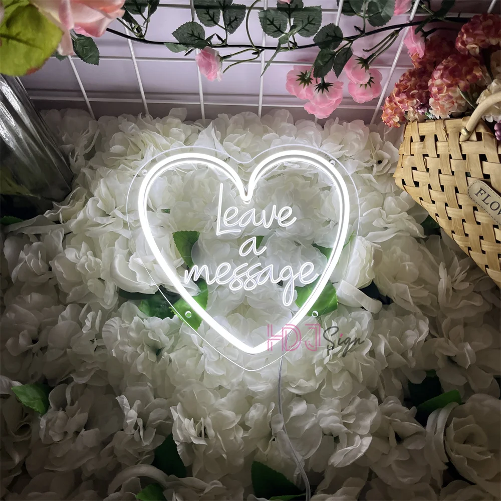 Leave A Message Neon Sign Led Wall Coffee Bar Room Decor Neon Light Signs Bedroom Cafe Tea Bar Decoration Business Lights