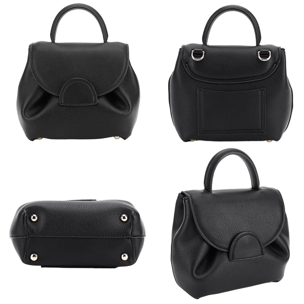 

Women Stylish Messenger Bag Large Capacity PU Leather Elegant Handbags Detachable Strap Chic Crossbody Bag for Working Shopping