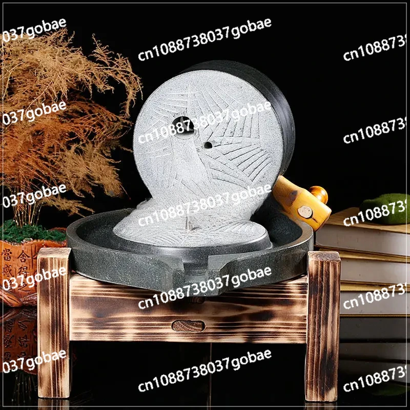 Granite Manual Grinding Stone Flour Mill Frame Home Soybeangrinder Cafe Machine Comfee Grinder Millstone