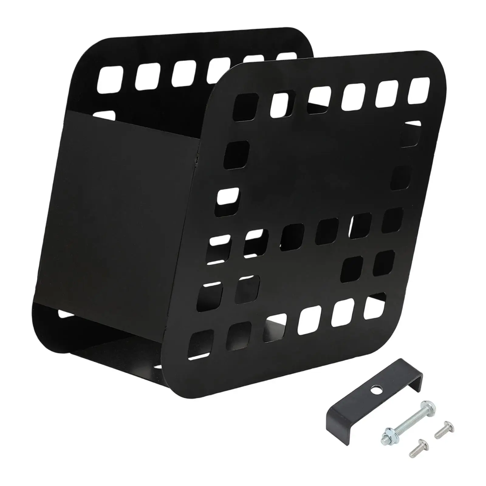 Bike Front Basket Organizer Openwork Design with Secure Mounting Heavy Duty Cargo Carrier for RX Quick Installation