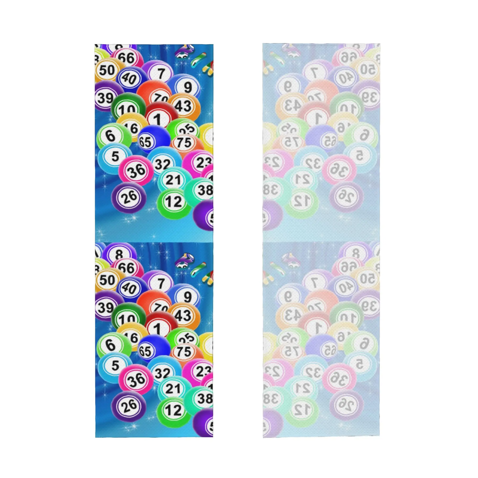 Cold Exercise Towel Bingo Balls Beach Sports Yoga Towel Swimming Camping Towel Refreshing Sports Scarf Face Towels