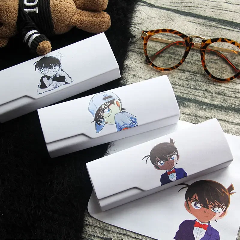 

New Conan Animation Cartoon Glasses Case Student Myopia Men and Women Portable Anti-fall Pencil Sunglasses Storage Box Gift