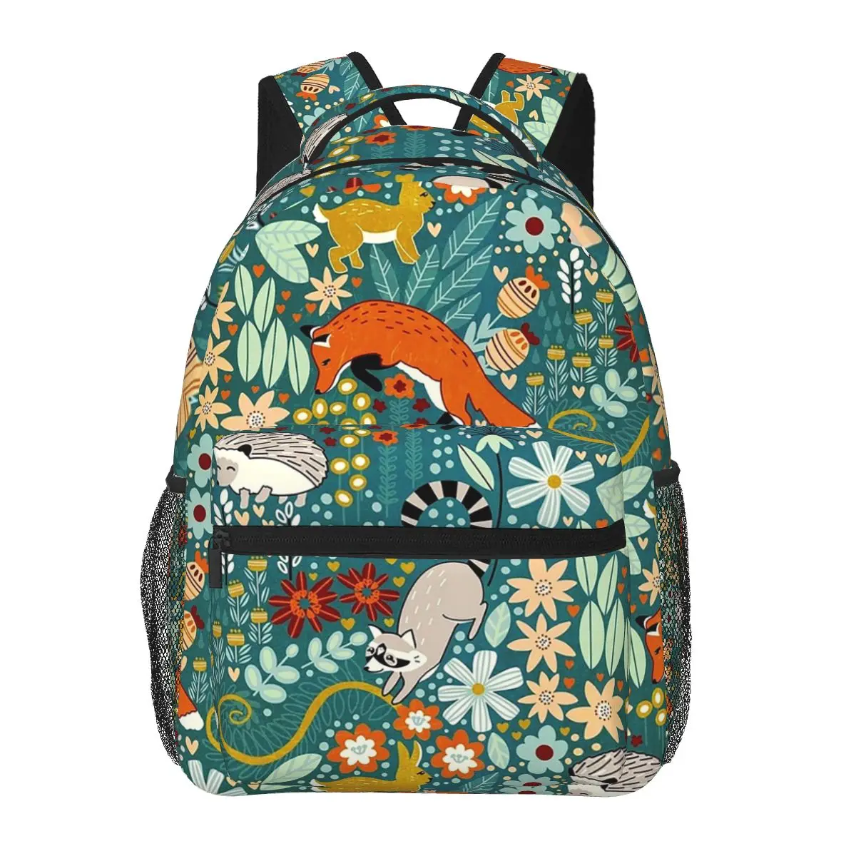 

Textured Woodland Pattern Backpacks Boys Girls Bookbag Students School Bags Cartoon Laptop Rucksack Shoulder Bag Large Capacity