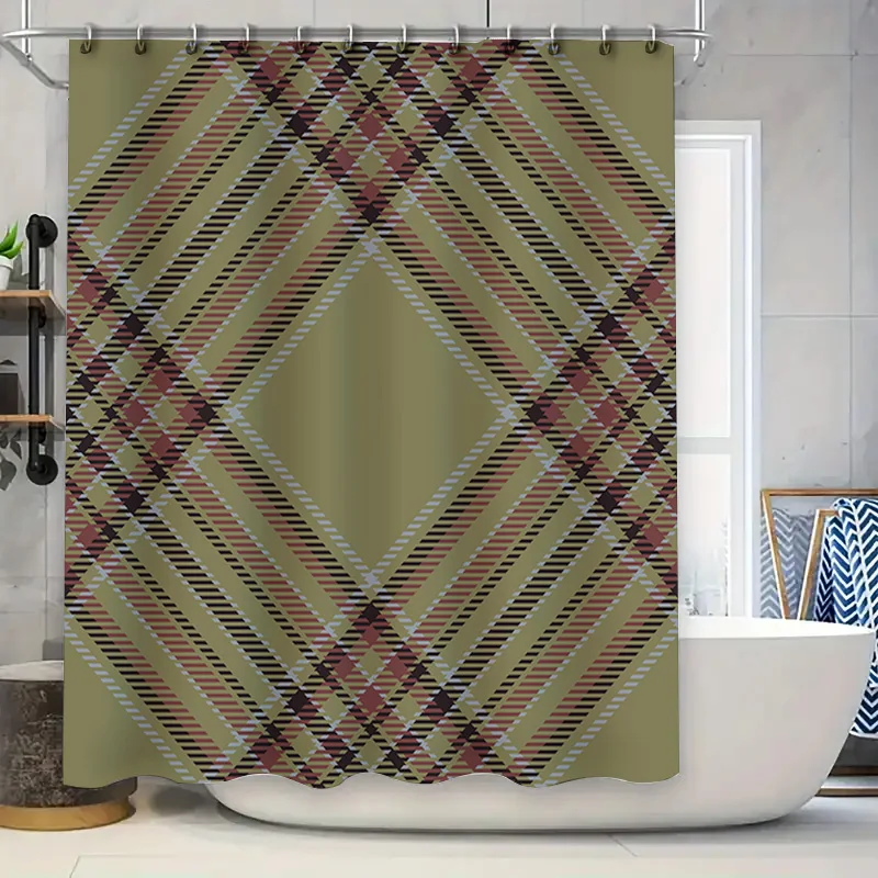 Bathroom Shower Curtain Fabric Printing Home Decor Waterproof Design Decoration Privacy Bath TPU Liner for Bathtub