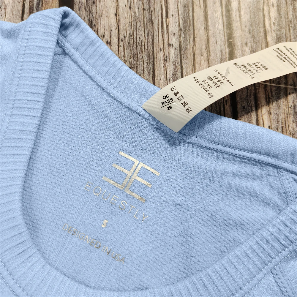 11 لون ركوب الخيل طبقة قاعدة تي شيرت المرأة طويلة الأكمام الفروسية بلايز تنفس ركوب القمصان ملابس الفروسية #3