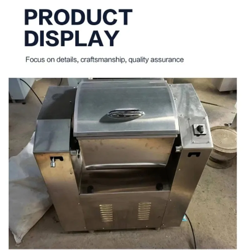Electric Kneading Machine Pastry Bread Dough Kneader Stirring Maker Stainless Steel Dough Flour Mixer