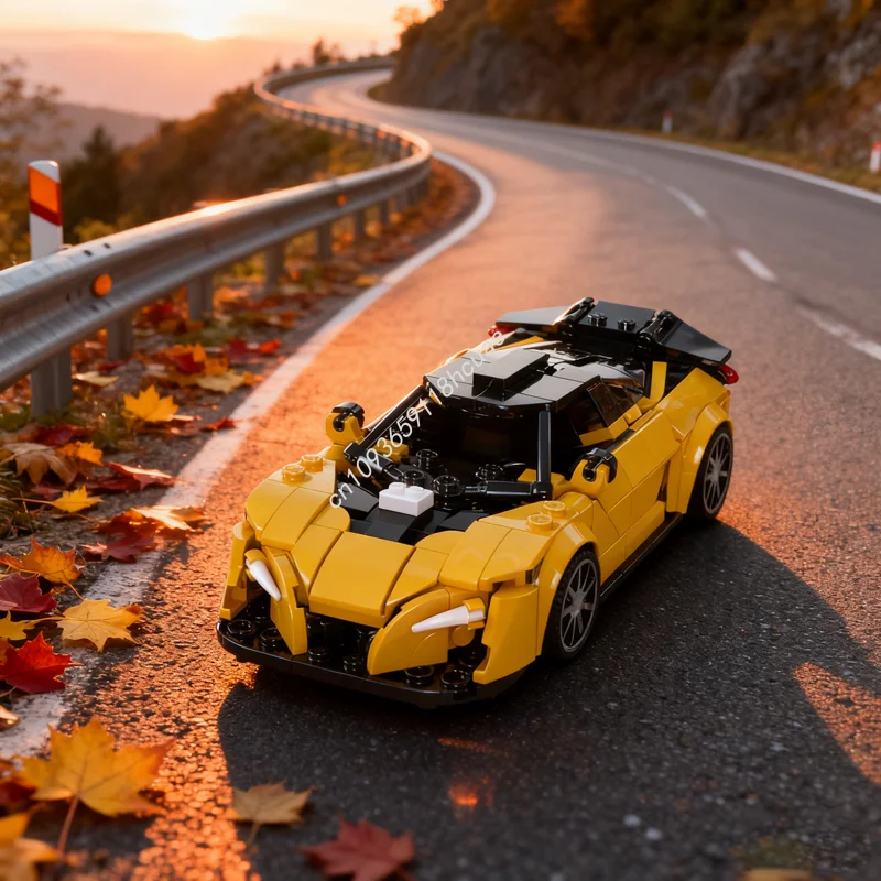 

337pcs MOC Inspired Novitec McLarenesd N Largo City Model Building Blocks DIY Creative Toys Idea Christmas Gifts Education Brick