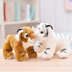 15cm 20cm tiger plush toys small size simulation animal plush doll life like plush tiger kids toys children's gift