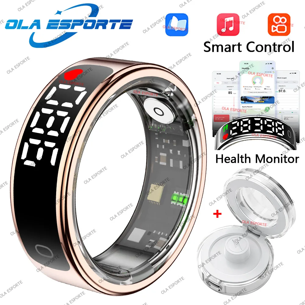 Smart Ring with Display Screen and Health Manager
