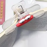 Funny Book Folder Clip Simple Reading Aid Fixed Book Holder Creative Design Practical Note Holder For Bookstore Kawaii Paperclip 4