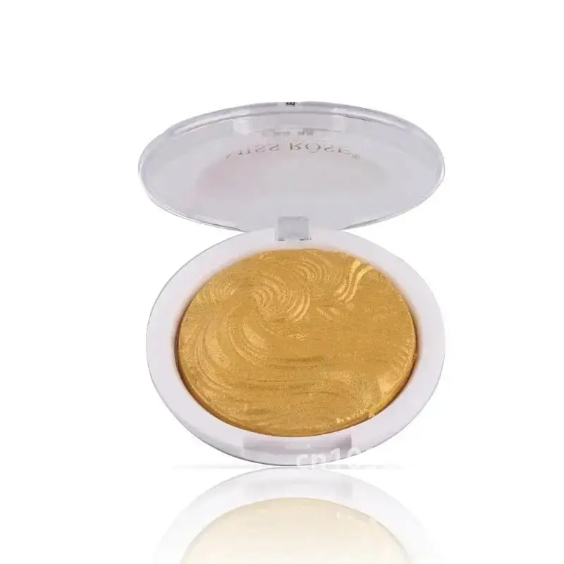 Miss Rose Makeup Baked Marble Pearl White Silver Gold High Glighter Highlighting Brightening Powder Highlighters Gloss Make-Up