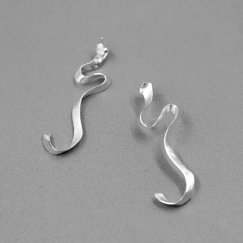 Amxiu Sterling Silver 925  For Jinghong  Earrings Elegant And Grand imple New Chinese Style Niche Design High-End Feel