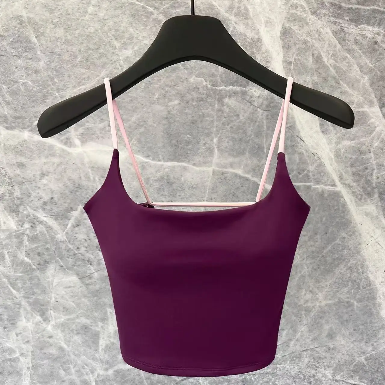 Women's Yoga Suit Camisole Vest Set with Chest Cushion Pilates Fitness Bra Sexy Summer Comfortable Breathable Sportswear