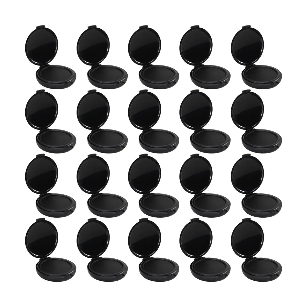 doyou 20 Pcs Fingerprint Fingerprint Ink Pad Mini Black Stamp Ink Pad Notary Supplies Identification Security ID Fingerprint