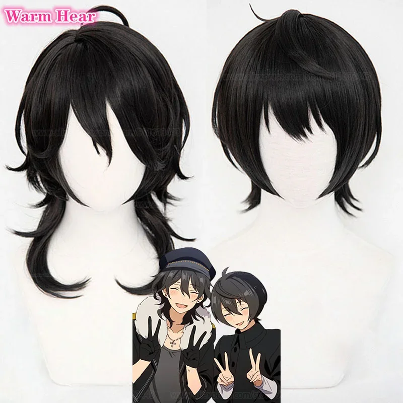 Game  ES Sakuma Rei Cosplay Wig UNDEAD Sakuma Rei Short Wig Heat Resistant Hair Halloween Party Wigs + Wig Cap