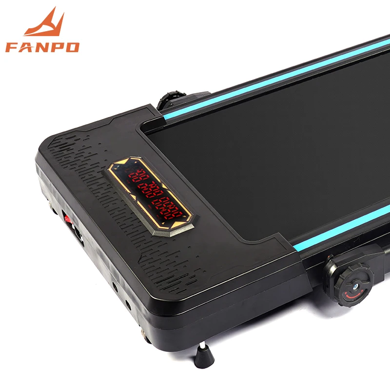 Home Office Foldable Portable Treadmill Non-Slip Running Belt With Slope Adjustment LED Screen APP Interconnection