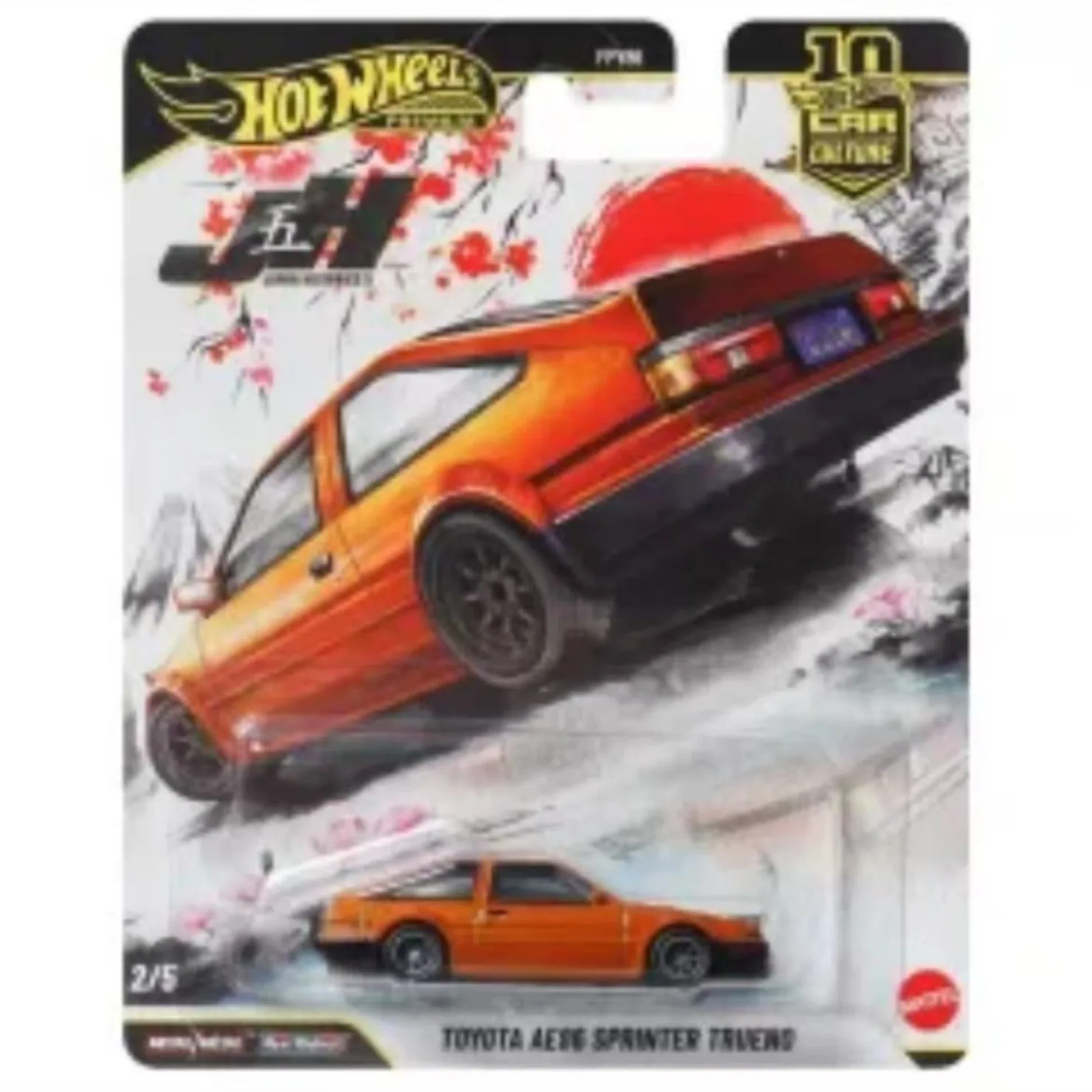 الأصلي الساخن عجلات قسط ثقافة السيارات تاريخ اليابان 5 سيارات معدنية مصغرة Hotwheels 1/64 نموذج سيارة 1:64 دييكاست Hotwheels
