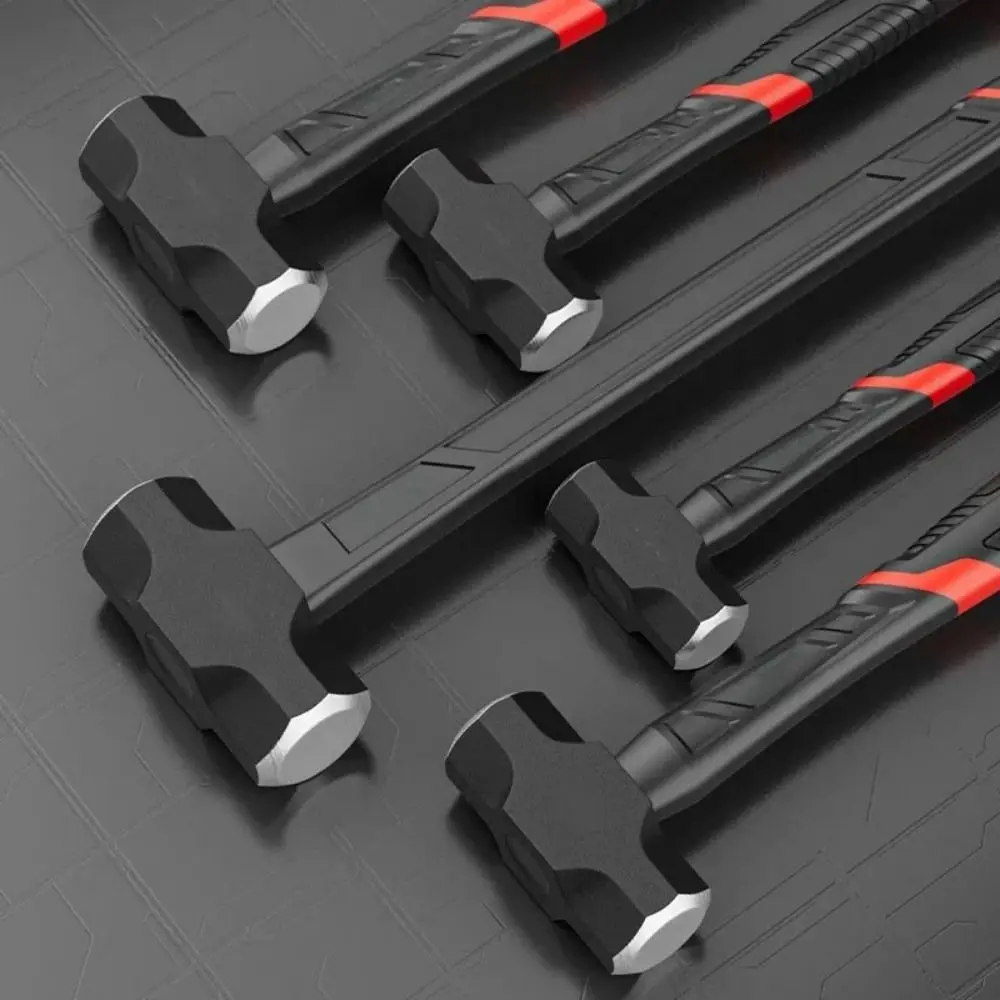 

Сверхмощный восьмиугольный молоток с нескользящей ручкой, амортизирующий твердый молоток, многоцелевая высокоуглеродистая сталь