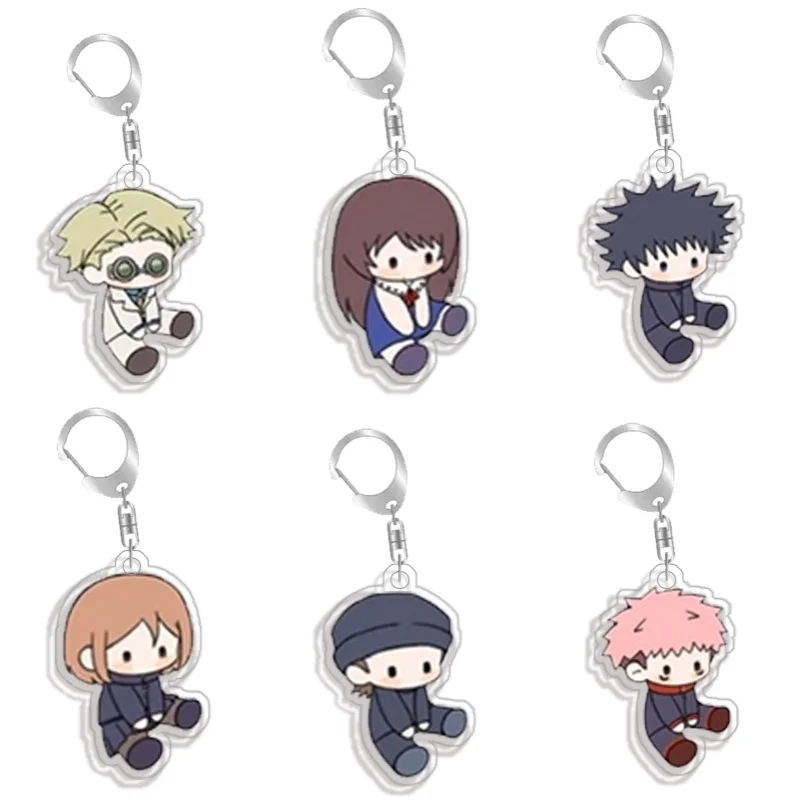 

Keychain for Jujutsu Kaisen Megumi Fushiguro Anime Keyring Cute Pendant Bag Charm Fashion Accessories Gift for Fans Collection