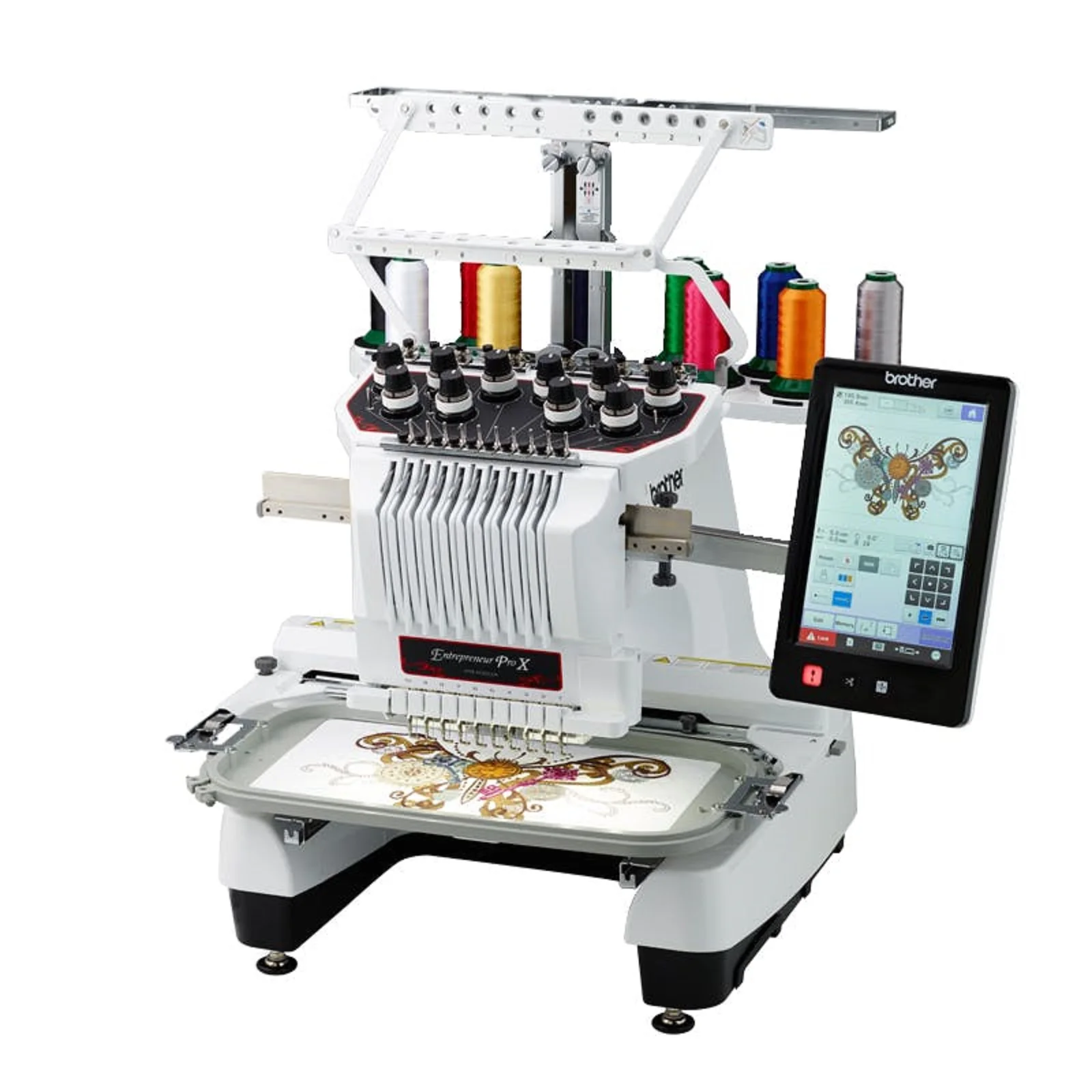 

Brand new Brother Entrepreneur Pro X PR1055X 10-Needle Embroidery Machine