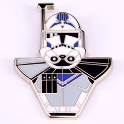 Sci-fi Movie Character Enamel Pin Space Badge Brooch Jewelry Backpack Decorative Accessories