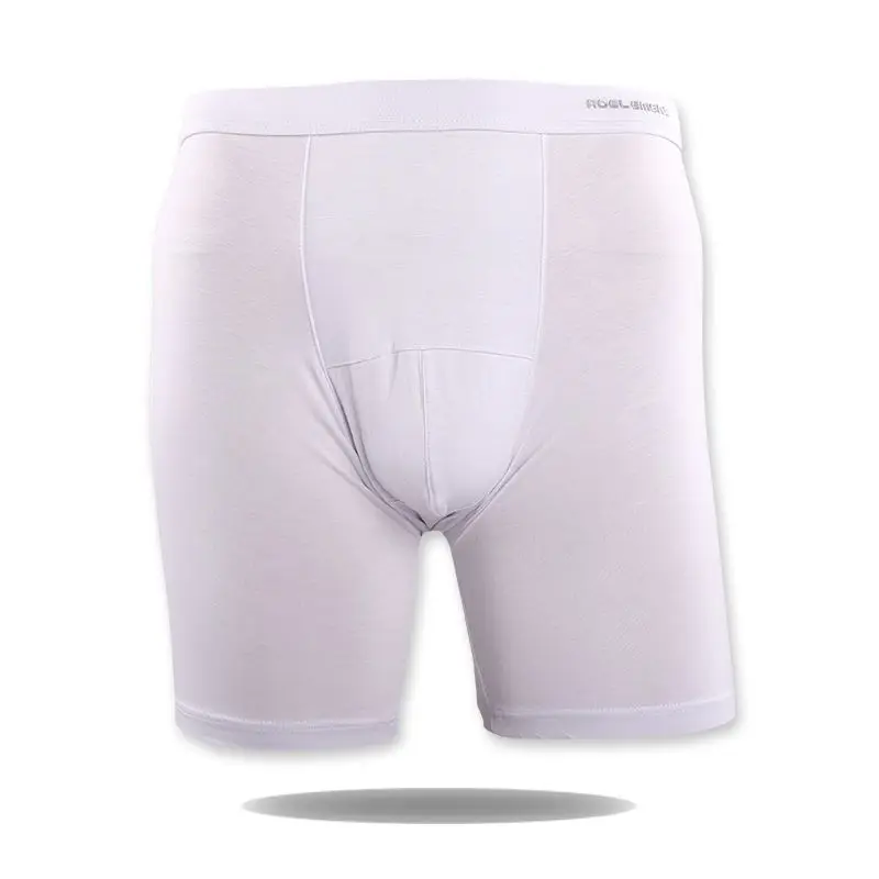 

3pc Men's sports extended leg underwear Modal boxers running anti-wear leg quick dry long boxers