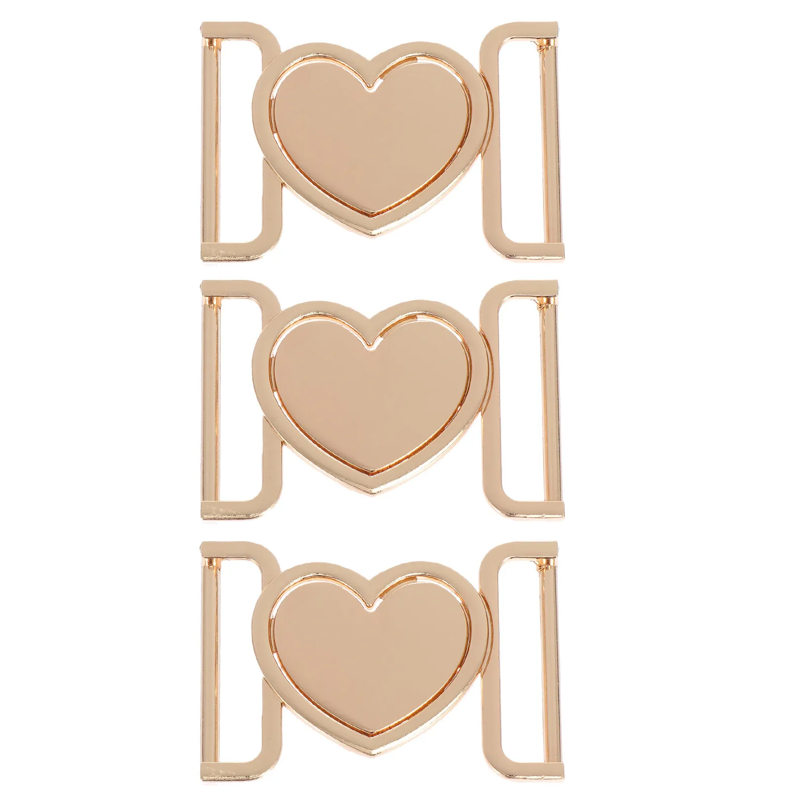 3-個のプレミアム軽量金属ウエストベルトバックル亜鉛合金インターロックバックルオーバーコートダウンジャケット装飾ドレス用