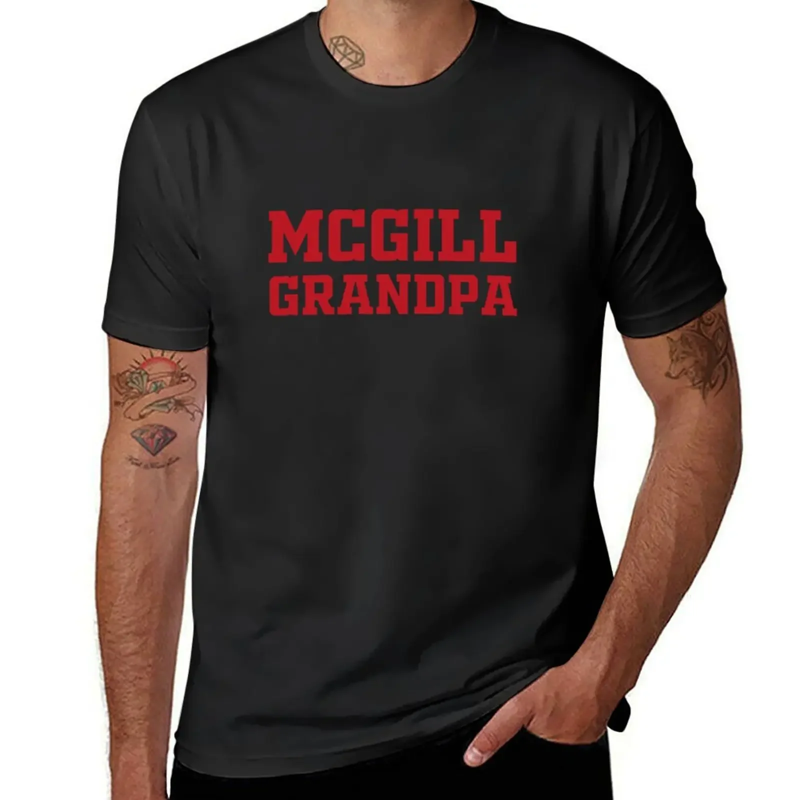 

McGill University GRANDPA T-Shirt new edition essential t shirt men graphic t shirts