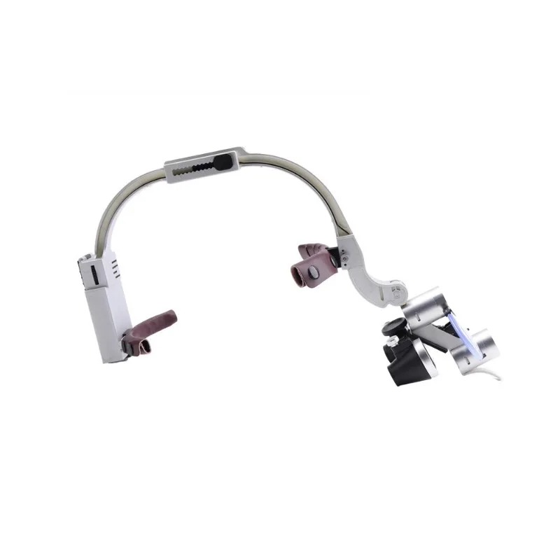 Headlamp binocular magnifying glass 2.5X/3.5X head-mounted oral surgery headband lighting