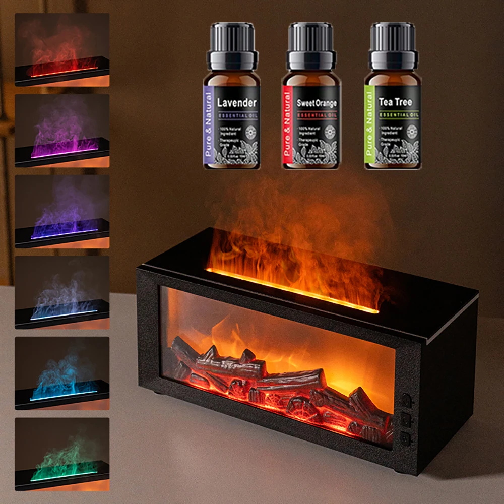

Humidifier Bedroom Desktop Simulation Electric Fireplaces Home Home Decoration Ornaments with Atmosphere Light Creative Office D