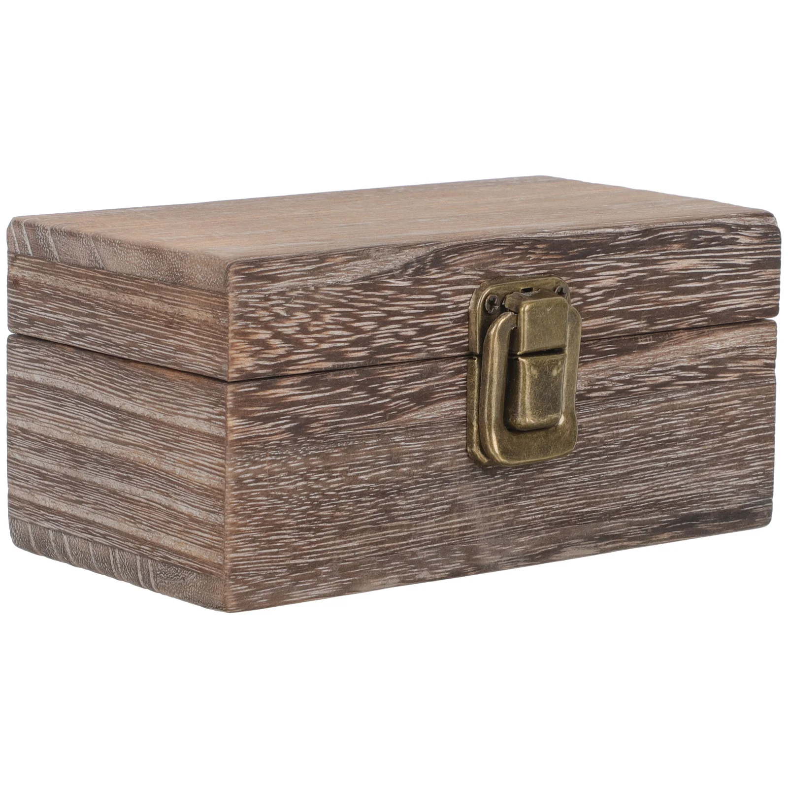 

Wooden Storage Box For Jewelry Vintage Lidded Organizer Case Compact Keepsakes Box Sundries Holder Trinket Container