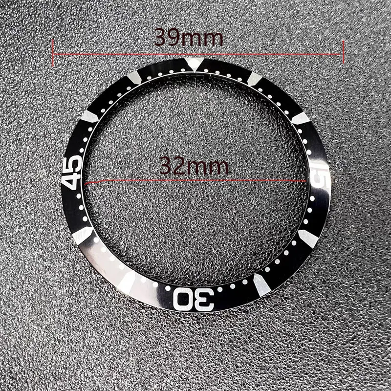 Hight quality Aluminium watch bezel inserts For  HydroConquest Automatic 39mm，41mm Mens watch parts view 6