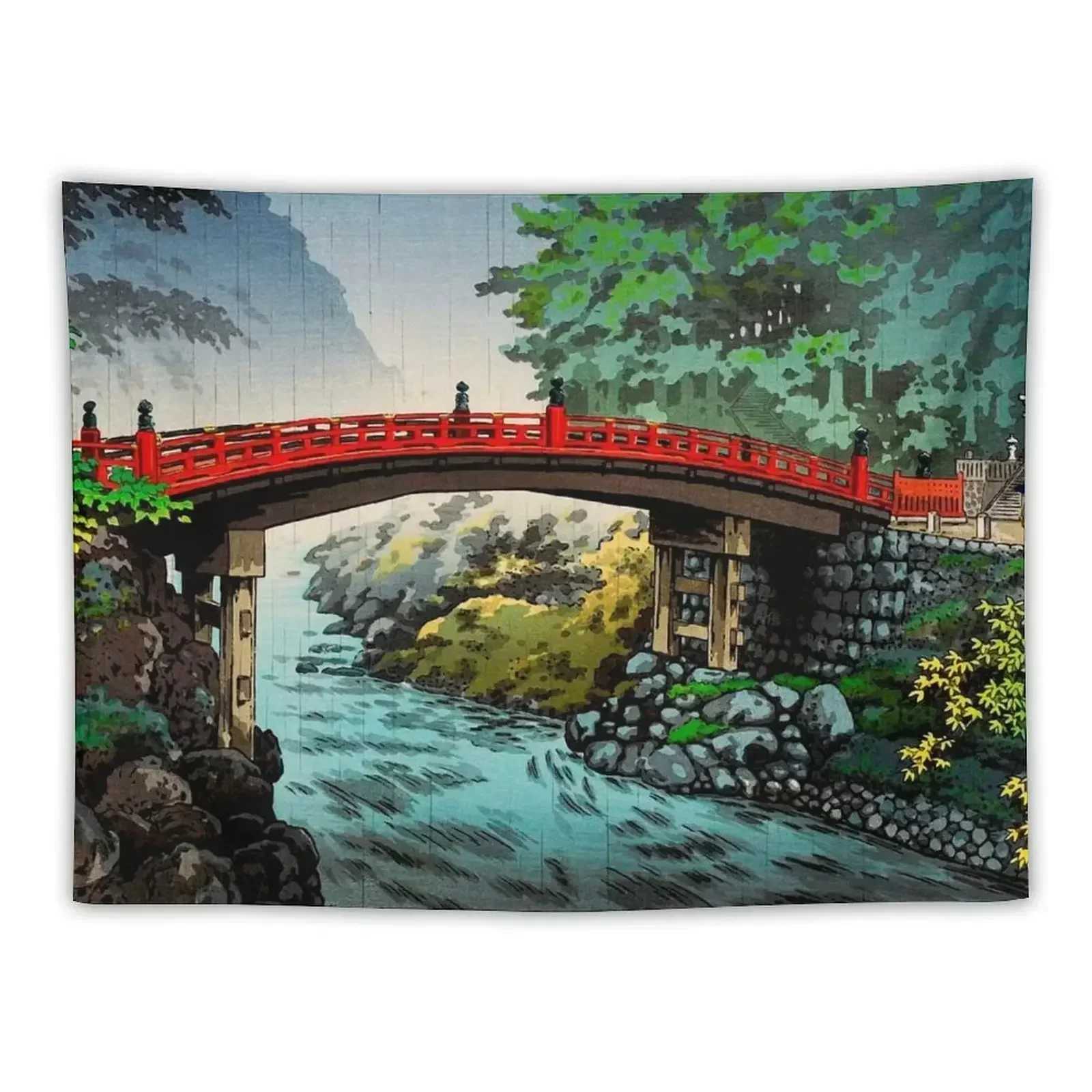 

Shinkyo - Tsuchiya Koitsu Tapestry Aesthetic Home Decor Wall Coverings Cute Decor Tapestry