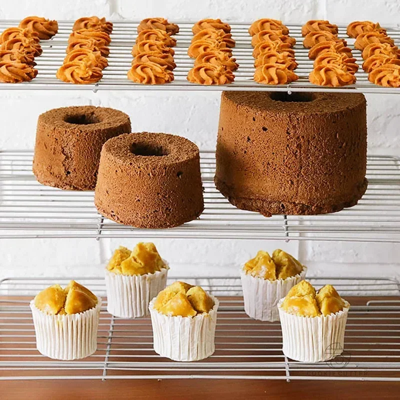 Foldable Multi-Layer Cake Cooling Rack Non-Stick Heat Dissipation Pastry Baking Tool Space-Saving Kitchen Accessory