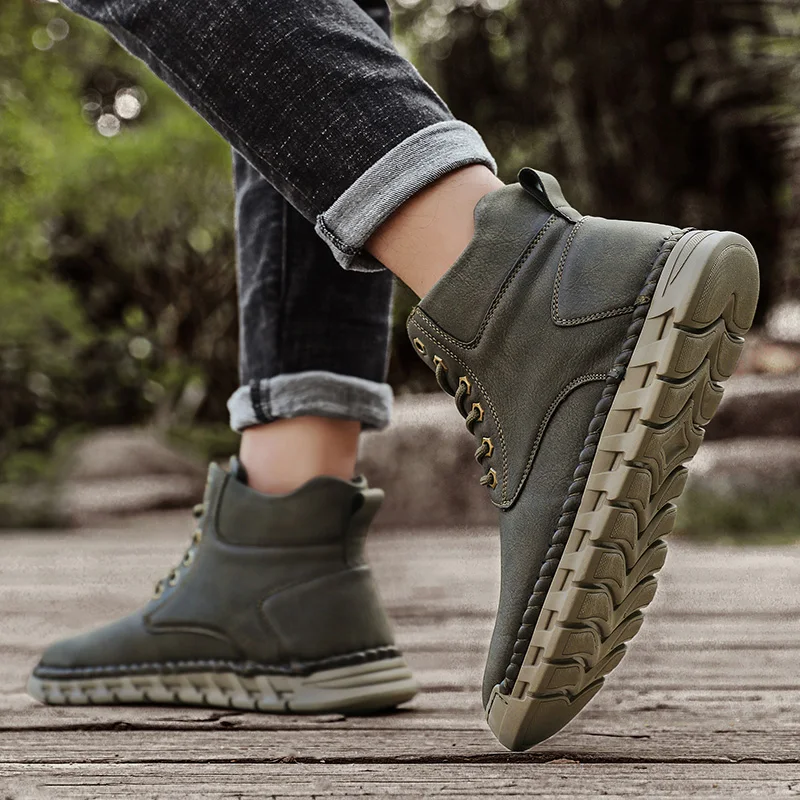 New Men Boots Autumn Winter Slippers Warm Men Shoes Sneakers Male Cotton Shoes Boots Men Sneakers Autumn  Winter Boots Unisex image 5