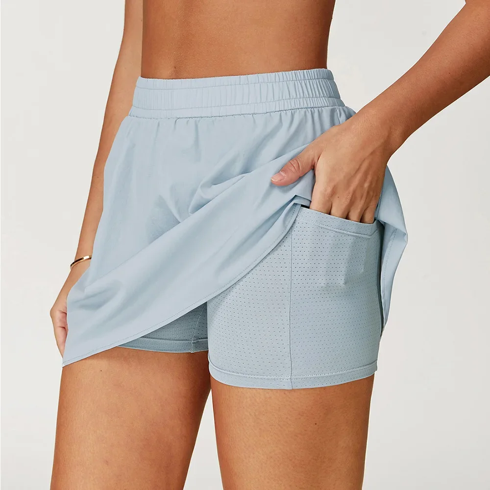 

Summer Casual Sport Shorts Skirts Running Shorts Women Breathable Sweat Sexy High Waist Short Pant Outdoor Jogger Shorts