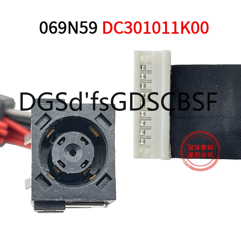 Conector de alimentación CC con cable para Dell Inspiron 11 3000 3162 3164 3180 3168 3169 3179 P31T Cable flexible de DC-IN para ordenador portátil