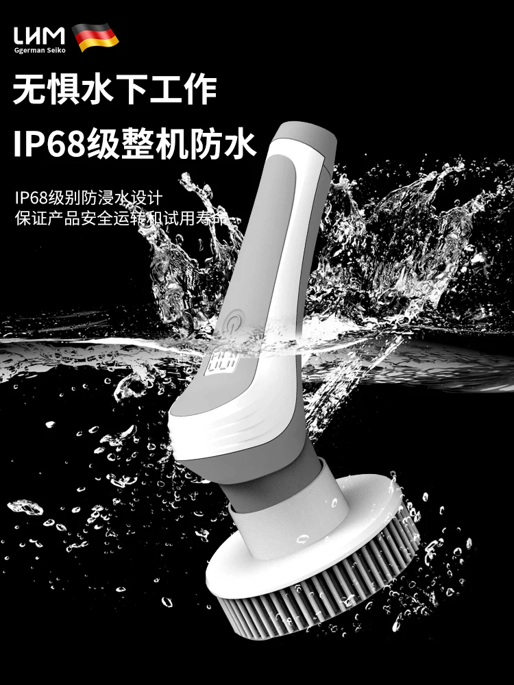 Cleaning Brush Multifunctional Fish Tank Brush Retractable Waterproof Cleaning Artifact Fish Tank Fish Pond Long Handle Brush