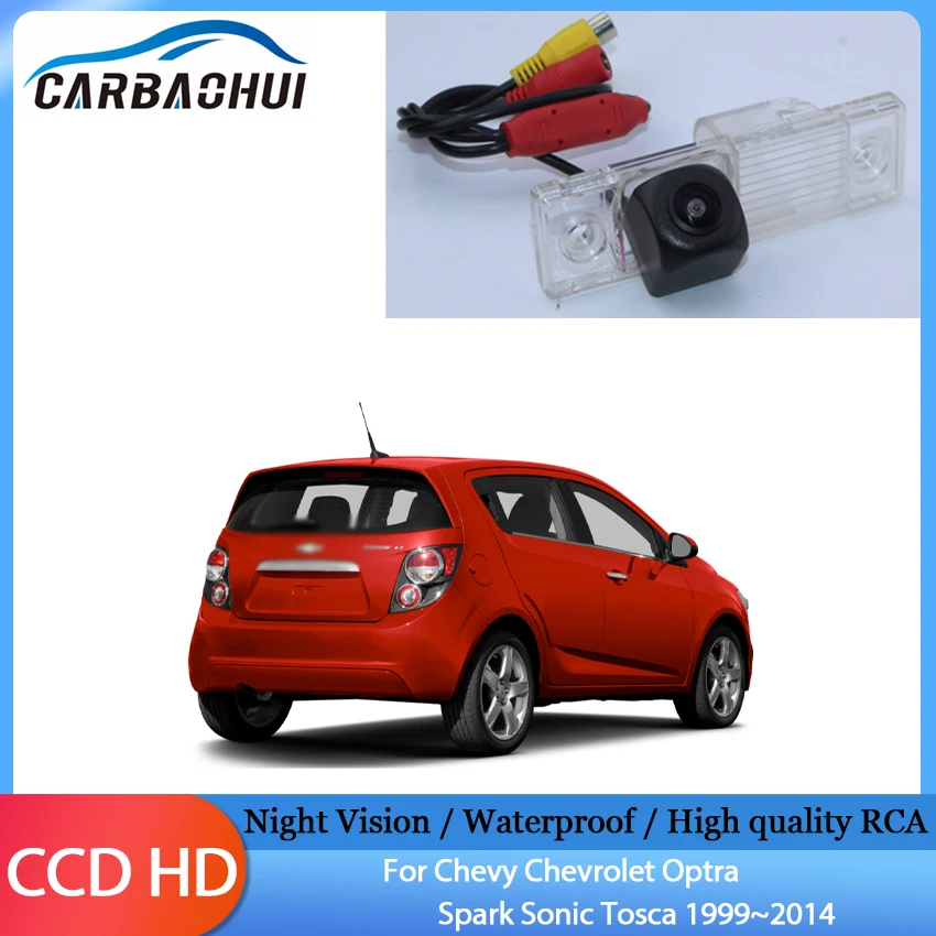 Car Rear View Reverse Camera Back up Camera Waterproof High quality RCA For Chevy Chevrolet Optra Spark Sonic Tosca 1999~2014