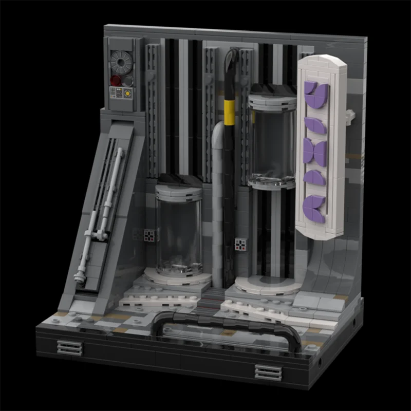Star Movie Moc Building Blocks Modular Central Elevators Model Technology Bricks DIY Assembly Holiday Toy Construction Gifts