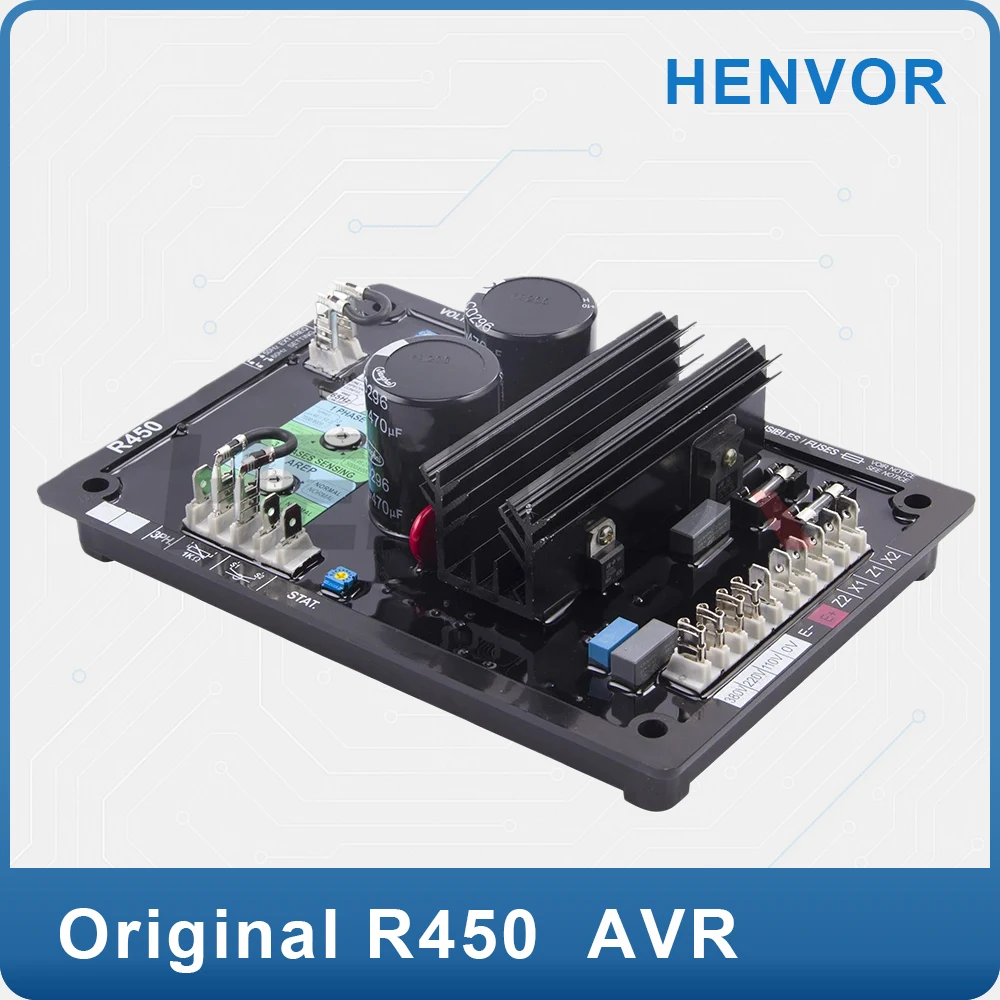 High-Performance R450 AVR Automatic Voltage Regulator, 3-Phase Stabilizer Module for Leroy Somer Diesel Generators
