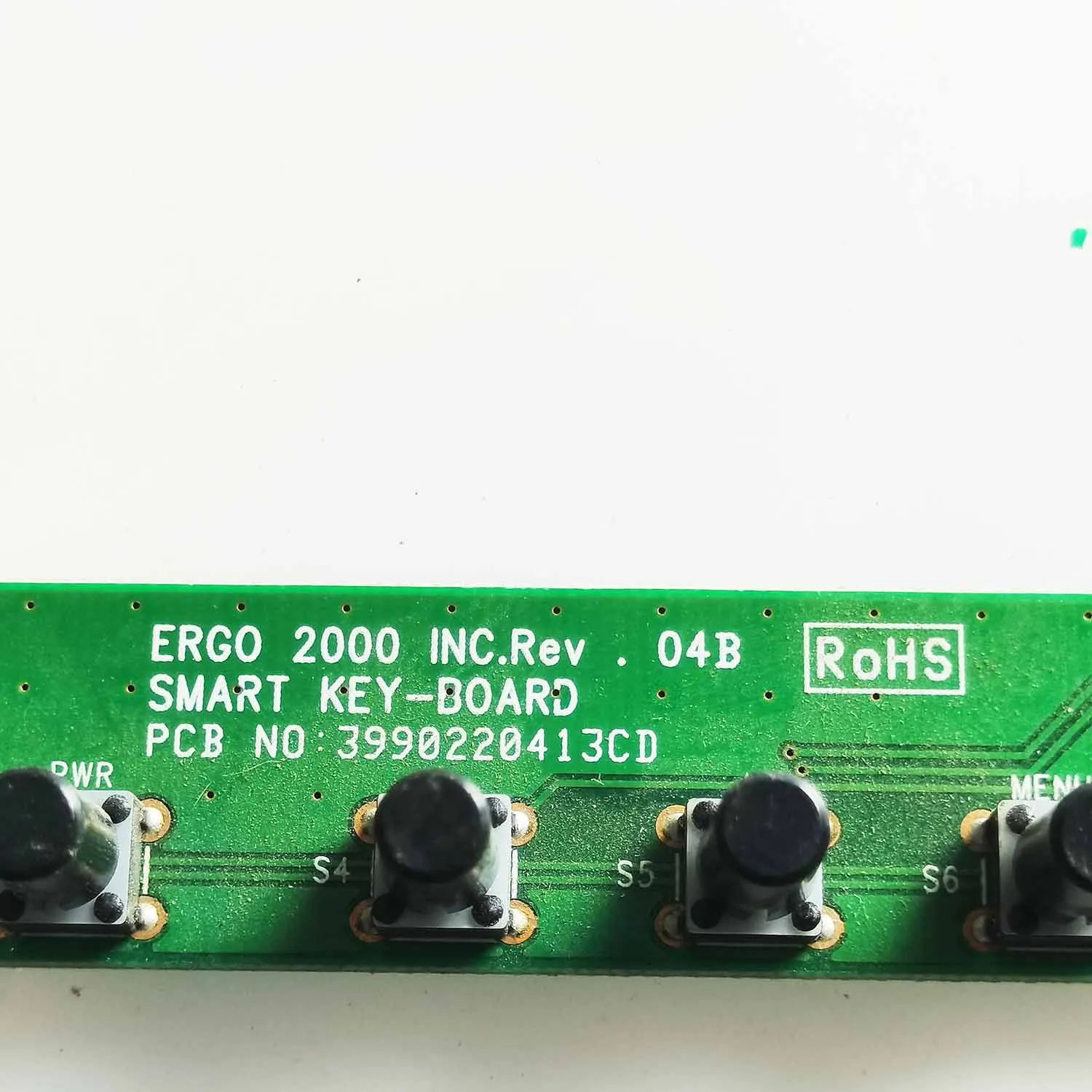 ERGO 2000INC.Rev.04B SMART Keyboard PCB NO:3990220413CD switch board