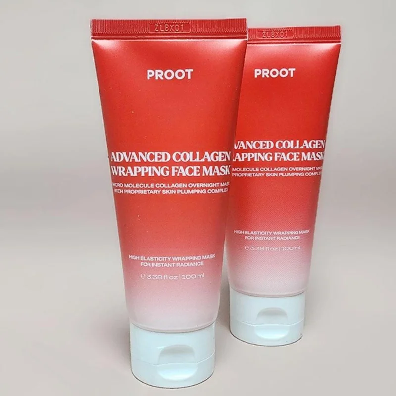PROOT Advanced Collagen Wrapping Face Mask Moisturizing Plumping Dull Skin Care Skin Plumping Elasticity Brighten Overnight Mask