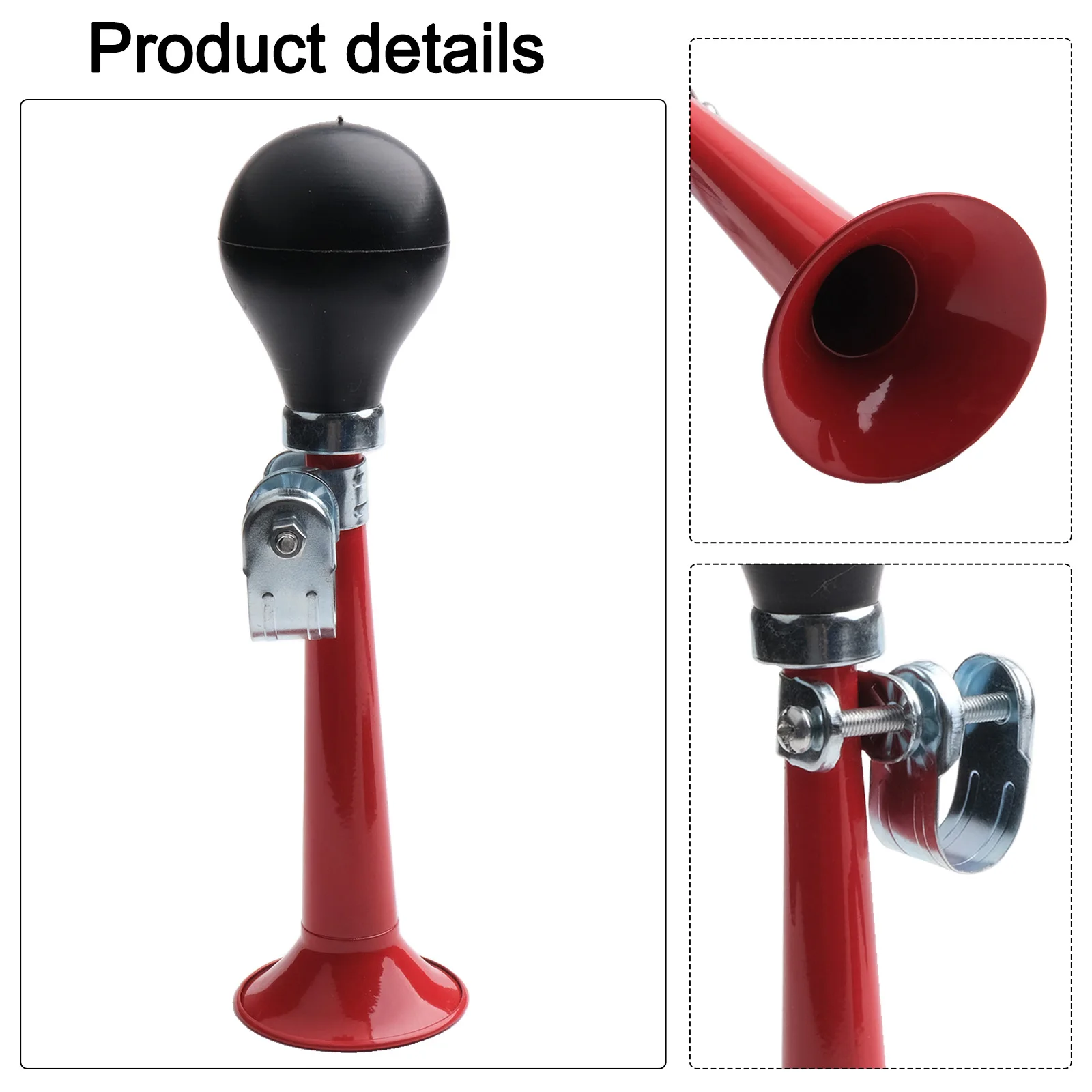 Bicycle Equipment Bicycle Air Horn Bold And Stylish Design Compatible With Motorcycles Easy Installation Outdoor Cycling