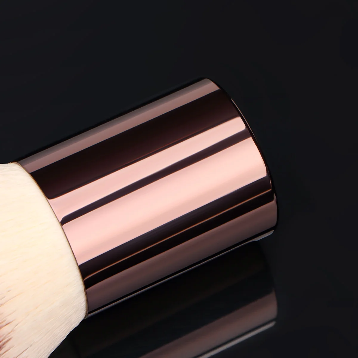 1pc Professionelle Gesicht Runde Kopf Einziehbare Pinsel Make-Up Pinsel Rouge Pinsel Foundation Pinsel Lose Pulver Pinsel Synthetische Haar U