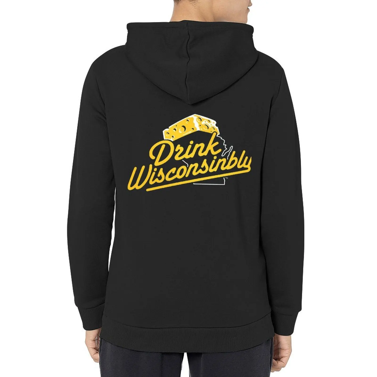

Drink Wisconsinbly Cheddarhead Hoodie men's autumn clothes autumn korean autumn clothes mens clothing hoodies for men