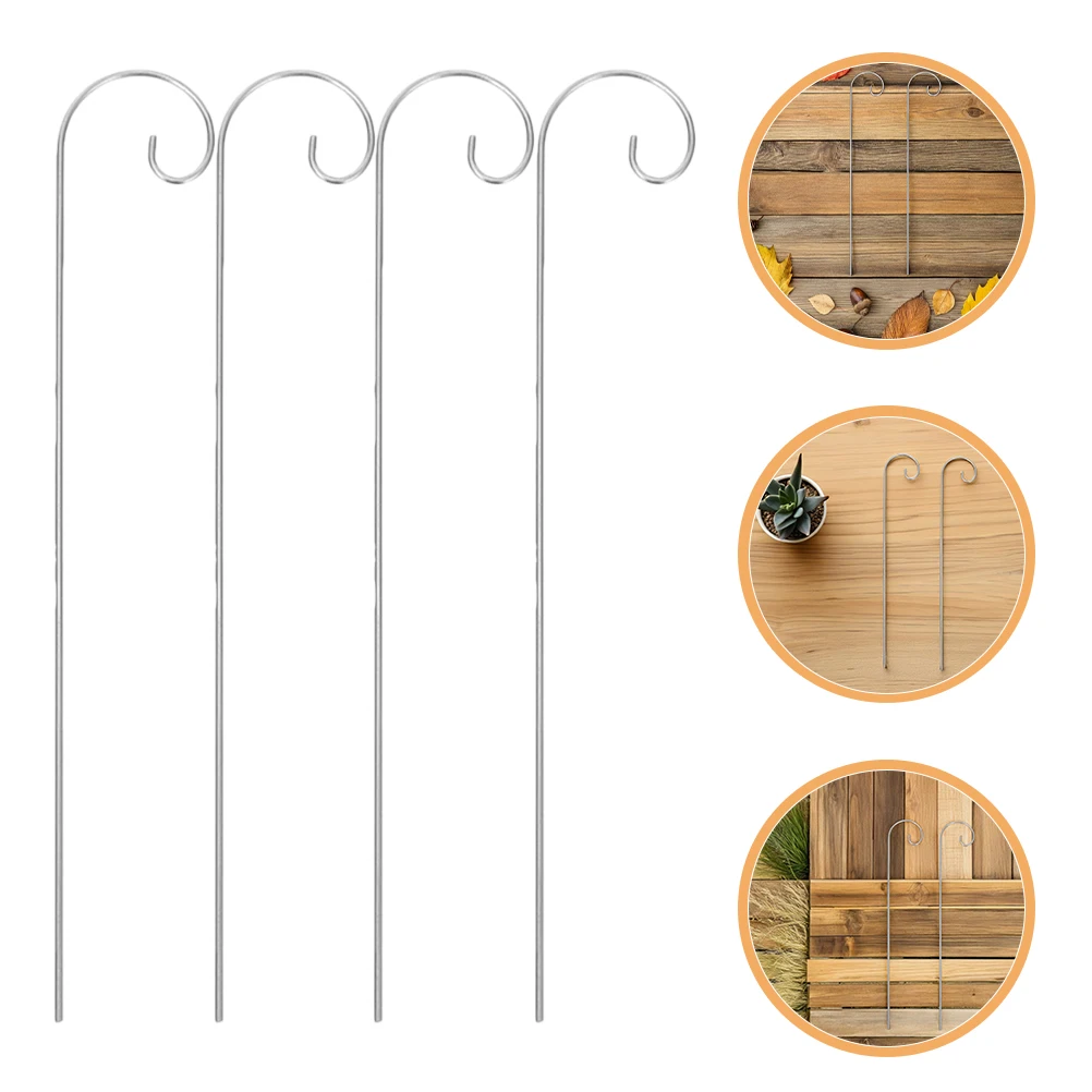 

10 Pcs Garden Flower Hook Hooks for Ground Plant Tag Hangers Outdoor Label Stake Sign Marker