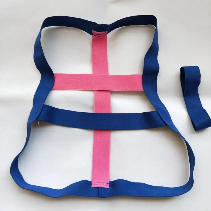 N5KB Halter masculino do peito Clear Muscles Protector Belt Club Clube desgaste