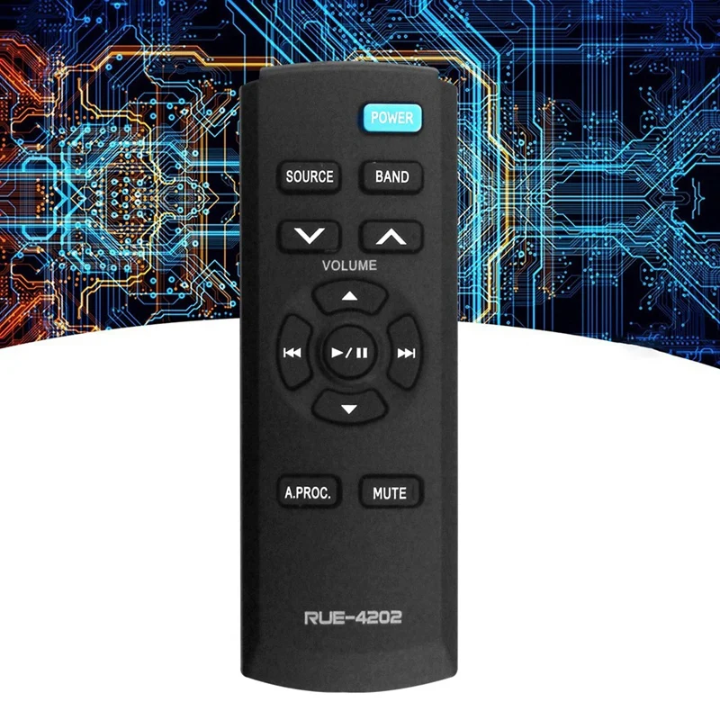 RUE-4202 Replace Remote For Alpine Car Stereo CDE-HD137BT CDE-HD138BT CDE-HD148BT CDE-164BT CDE141 UTE93DAB CDE-190R